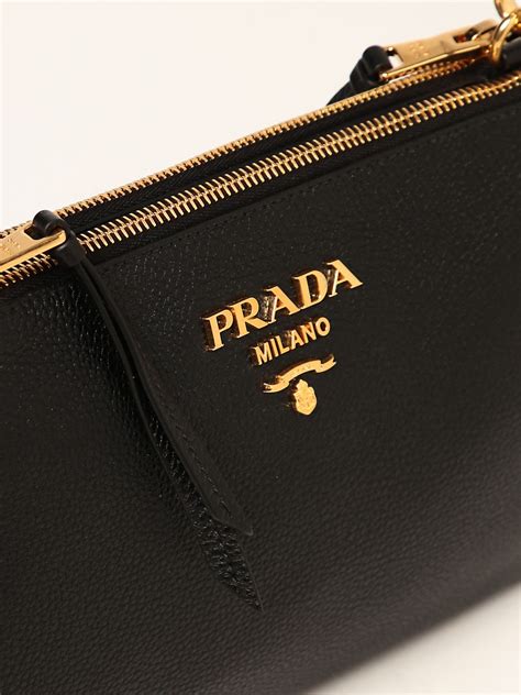 borse prada nere manico tracolla 2019|Borsa a tracolla in pelle Nero .